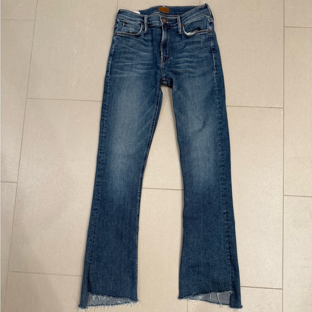 MOTHER Women's Boot Cut Jeans in Blue